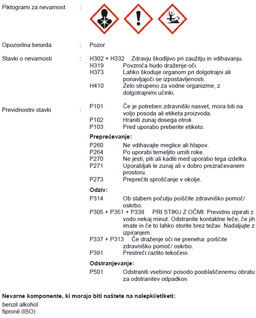 Varnostni list